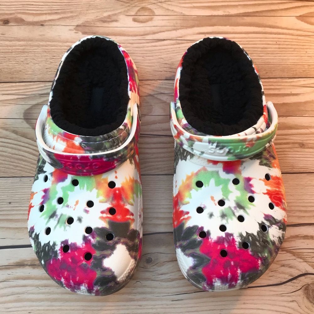Crocs Classic Lined Tie-Dye Graphic Clog